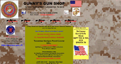 Desktop Screenshot of gunnysgunshop.com